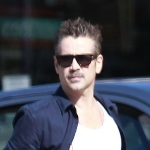 Exclusif - Colin Farrell est allé prendre un café à Hollywood, le 18 février 2018