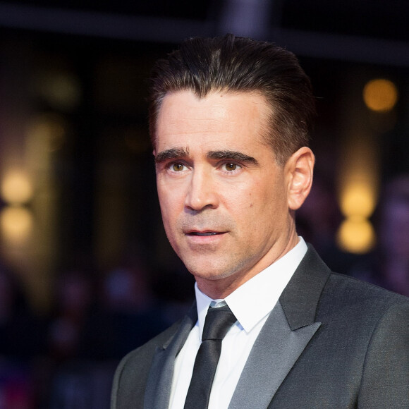 Colin Farrell lors de la première du film "Mise à mort du cerf sacré" (The Killing of a Sacred Deer) au cinéma Odeon à Londres le 12 octobre 2017.