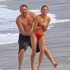 Exclusif - Channing Tatum et sa femme Jenna Dewan s'amusent sur la plage à Hawaï, le 16 février 2017