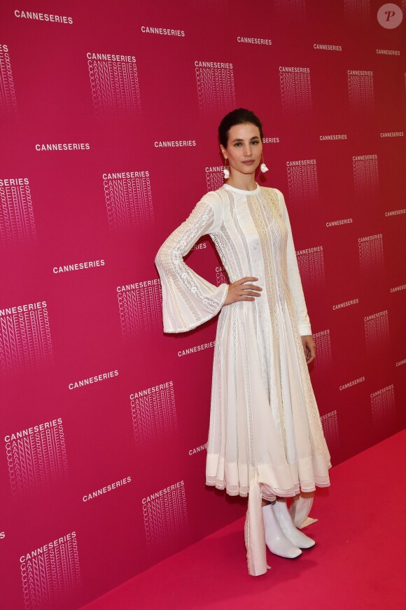 Elisa Lasowski - Soirée d'ouverture de la 1e édition du festival CanneSéries le 4 avril 2018, à Cannes.  © Bruno Bebert/Bestimage