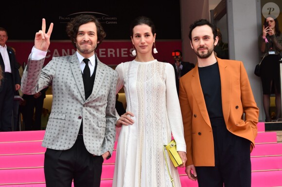 Alexander Vlahos, Elisa Lasowski et George Blagden - Soirée d'ouverture de la 1e édition du festival CanneSéries le 4 avril 2018, à Cannes. © Bruno Bebert/Bestimage