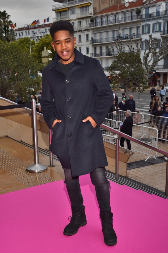 Lisandro Cuxi, le gagnant de la 6e édition de "The Voice" - Soirée d'ouverture de la 1e édition du festival CanneSéries le 4 avril 2018, à Cannes. © Bruno Bebert/Bestimage