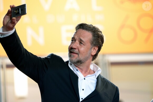 Russell Crowe au Festival de Cannes, le 125 mai 2016.