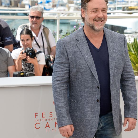 Russell Crowe au Festival de Cannes, le 125 mai 2016.