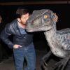 Christophe Beaugrand à l'exposition "Jurassic World" à la Cité du Cinéma. Saint-Denis, le 12 avril 2018. © Denis Guignebourg/Bestimage