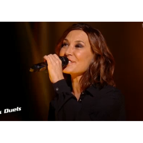 Zazie sexy dans sa robe Yves Saint Laurent - Duels de "The Voice 7", 6 avril 2018, sur TF1