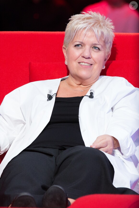 Exclusif - Enregistrement de l'émission "Le Divan" présentée par M.O.Fogiel avec Mimie Mathy en invitée, qui sera diffusée le 9 mai sur France 3. Le 31 mars 2017 © Cyril Moreau / Bestimage