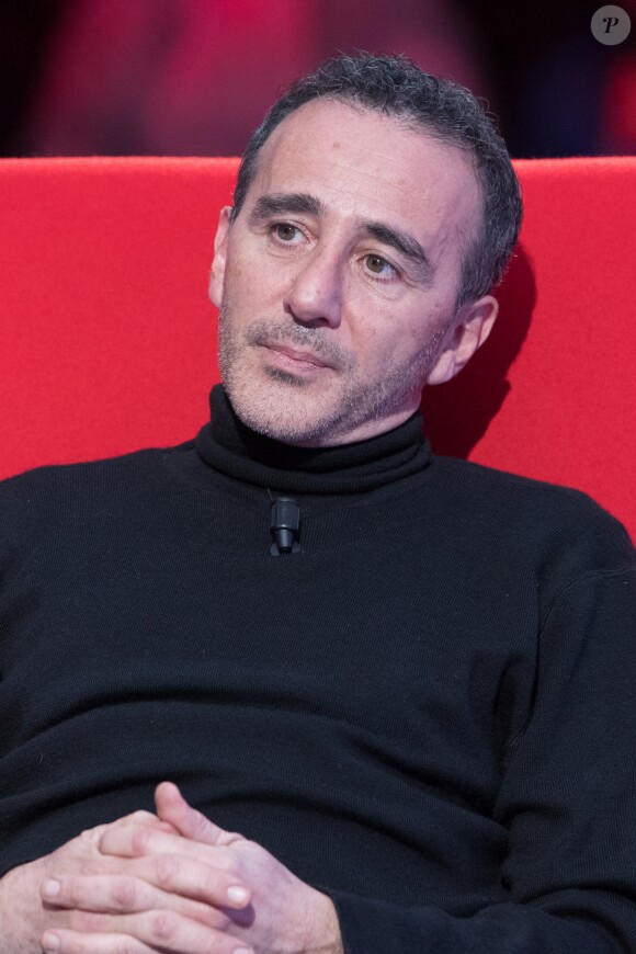 Exclusif - Enregistrement de l'émission "Le Divan" présentée par Marc-Olivier Fogiel avec Élie Semoun en invité, qui sera diffusée le 23 mai sur France 3. Le 10 mars 2017 © Cyril Moreau / Bestimage
