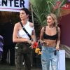 Exclusif - Kendall Jenner et Hailey Baldwin au festival de musique de Coachella à Indio le 13 avril 2018.