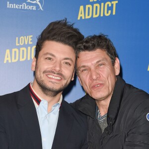 Kev Adams et Marc Lavoine - Avant-première du film "Love Addict" au cinéma Gaumont Champs-Elysées Marignan à Paris, le 16 avril 2018. © Coadic Guirec/Bestimage
