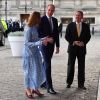 Le prince William, duc de Cambridge, lors de l'ouverture de la réunion des chefs de gouvernement du Commonwealth au centre de conférences Reine Elizabeth II à Londres le 16 avril 2018.