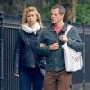 Exclusif - Hugh Dancy et sa femme Claire Danes se promène dans les rues de New York, le 25 octobre 2017.