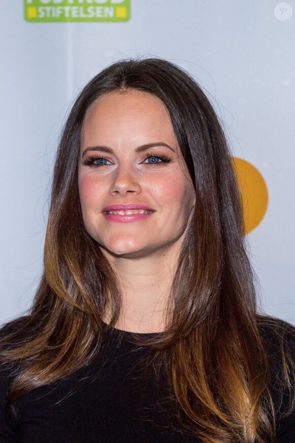 La princesse Sofia de Suède le 17 avril 2018 au Musée de la photographie de Stockholm pour le gala de printemps du Programme de développement des Nations unies.