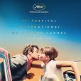 Affiche officielle du Festival de Cannes 2018 avec Jean-Paul Belmondo et Anna Karina dans Pierrot le fou.