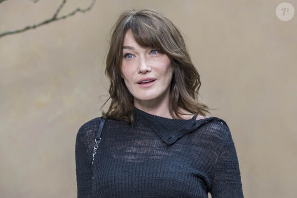 Carla Bruni Sarkozy - People au défilé de mode automne-hiver 2018/2019 "Chanel" au Grand Palais à Paris le 6 mars 2018. © Olivier Borde/Bestimage