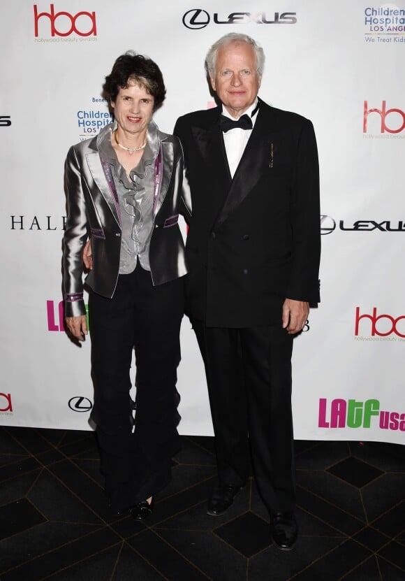 Valerie-Anne Giscard d'Estaing et son mari, l'éditeur Bernard Fixot - Soirée "Hollywood Beauty Awards" à Los Angeles le 21 février 2016.