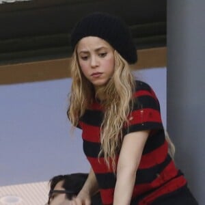 Shakira présente à la finale de la Coupe du Roi au Wanda Metropolitano de Madrid, Espagne, le 21 avril 2018.