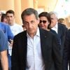 Nicolas Sarkozy au Monte-Carlo Country Club lors du Rolex Monte-Carlo Masters 2018 à Roquebrune Cap Martin, France, le 21 avril 2018. © Bruno Bébert/Bestimage