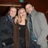 Alexandra Lamy, Chloé Jouannet et son père Thomas Jouannet - Représentation de la pièce "Les Monologues du Vagin" au théâtre le Comédia à Paris le 12 mars 2018. © Guirec Coadic/Bestimage