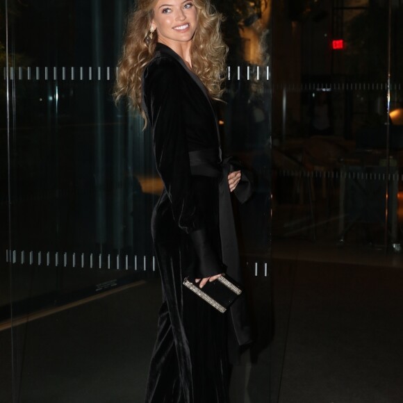 Martha Hunt à l'anniversaire de Gigi à New York. Le 23 avril 2018.