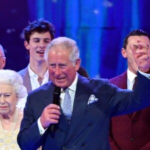 Le prince Charles lors de la soirée pour le 92 anniversaire de la reine Elizabeth II au Royal Albert Hall à Londres le 21 avril 2018.