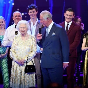 Le prince Charles lors de la soirée pour le 92 anniversaire de la reine Elizabeth II au Royal Albert Hall à Londres le 21 avril 2018.