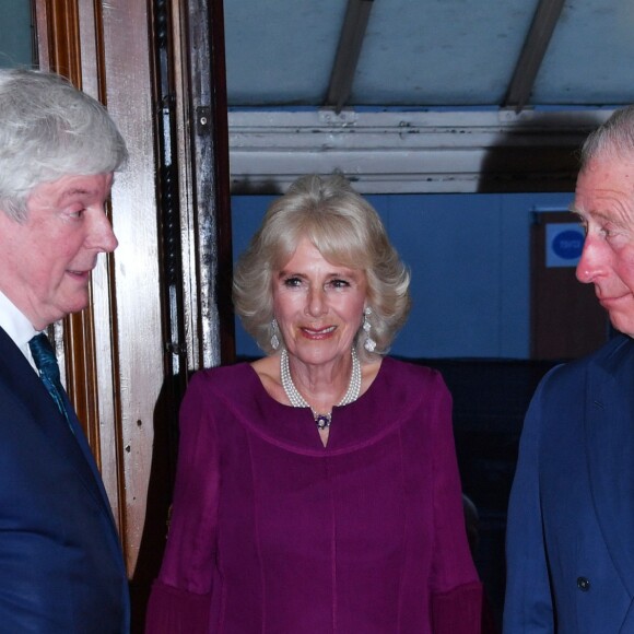Le prince Charles et la duchesse Camilla lors de la soirée pour le 92 anniversaire de la reine Elizabeth II au Royal Albert Hall à Londres le 21 avril 2018.