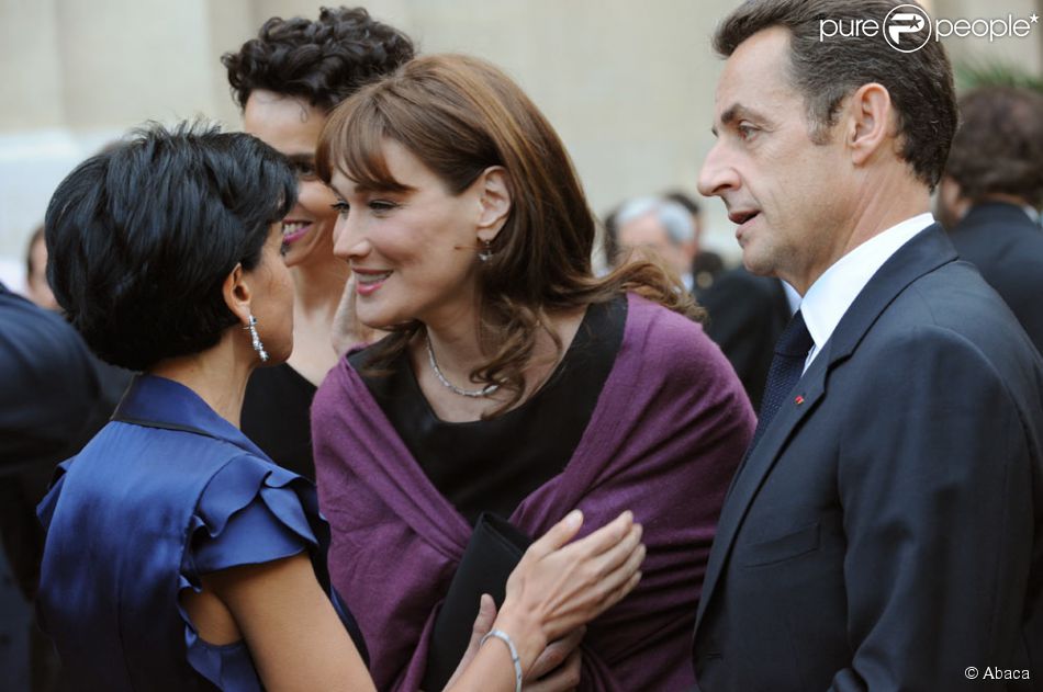 Carla Bruni Ici Avec Rachida Dati Et Nicolas Sarkozy Purepeople