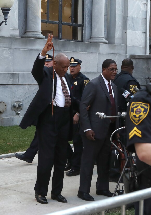 Bill Cosby lors de son 2e procès pour viol au tribunal de Norristown le 13 avril 2018.