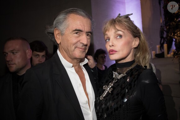 Semi-Exclusif - Arielle Dombasle et son mari Bernard-Henri Lévy (BHL) - Arielle Dombasle et Nicolas Ker en concert au Grand Palais à Paris le 26 octobre 2016 © Cyril Moreau / Bestimage