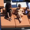 Bella Hadid, Hailey Baldwin, Justine Skye et une amie sont allées faire du shopping puis sont montées à bord du bateau "Groot" de David Grutman à Miami, le 29 avril 2018.