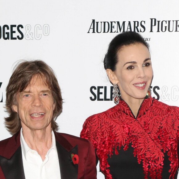 Mick Jagger & L'Wren Scott - Soirée "Harper's Bazaar Women of the Year Awards" au Claridge's Hotel à Londres, le 5 novembre 2013.