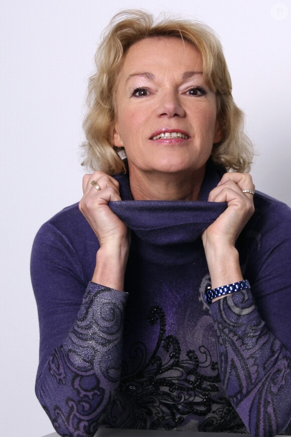 Brigitte Lahaie, portrait, le 14 novembre 2013 à Paris.