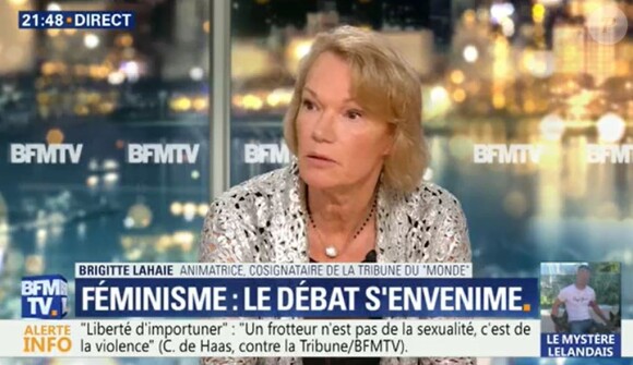 Brigitte Lahaie face à la militante Caroline Haas - "BFMTV", 10 janvier 2018