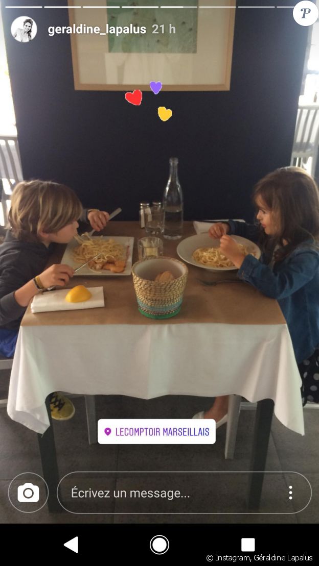 Géraldine Lapalus à Marseille avec son mari Julien et sa fille June, 6 mai 2018