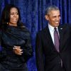 Michelle et Barack Obama dévoilent leurs portraits à la National Portrait Gallery, à Washington, le 12 février 2018.
