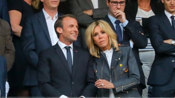 Brigitte et Emmanuel Macron face à Nicolas Sarkozy pour soutenir le PSG