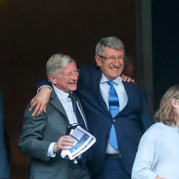 Philippe de Villiers - Célébrités lors de la finale de la Coupe de France opposant le club de Vendée les Herbiers Football (VHF) au Club du Paris Saint-Germain au Stade de France à Saint-Denis, le 9 mai 2018.