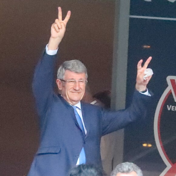 Philippe de Villiers - Célébrités lors de la finale de la Coupe de France opposant le club de Vendée les Herbiers Football (VHF) au Club du Paris Saint-Germain au Stade de France à Saint-Denis, le 9 mai 2018.