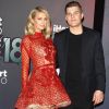 Paris Hilton et son fiancé Chris Zylka à la soirée iHeartRadio Music Awards à The Forum à Inglewood, le 11 mars 2018.