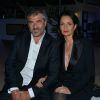 Exclusif - Daniel Lévi et son épouse au dîner caritatif "The Global Gift Initiative" au Carlton Beach Club lors du Festival International du Film de Cannes, le 11 mai 2018.