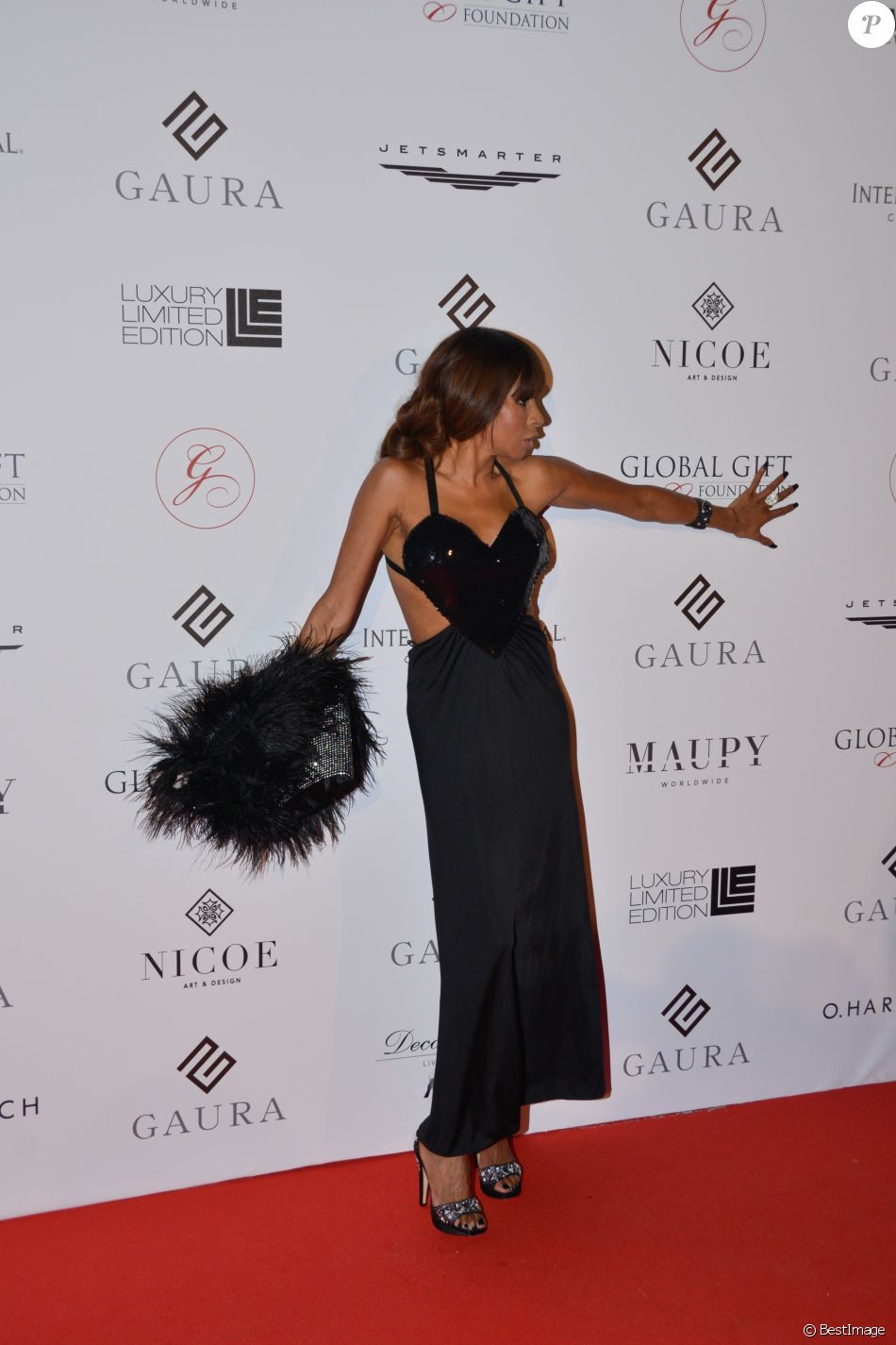 Mia Frye au photocall du dîner caritatif The Global Gift Initiative au