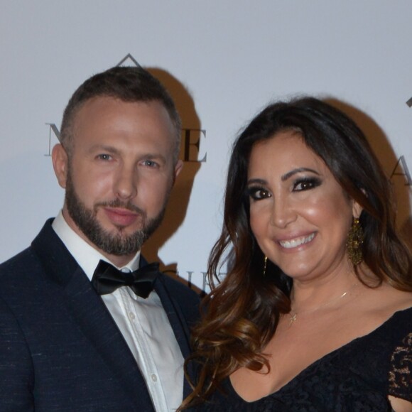 Exclusif - Thierry Martino (Directeur général de l'agence Successo) et Maria Bravo (présidente de la Global Gift Foundation) au dîner caritatif "The Global Gift Initiative" au Carlton Beach Club lors du 71ème Festival International du Film de Cannes, le 11 mai 2018. © CVS/Bestimage