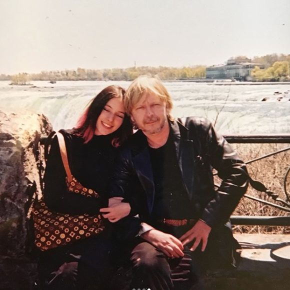 Lolita Séchan et son père Renaud, sur le tournage du film "Wanted" au début des années 2000.