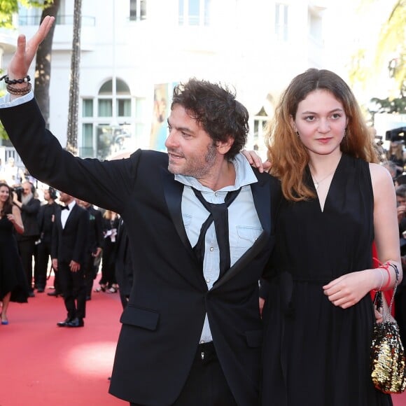 Matthieu Chedid et sa fille Billie - Montée des marches du film " Les Filles du Soleil " lors du 71ème Festival International du Film de Cannes. Le 12 mai 2018 © Borde-Jacovides-Moreau/Bestimage