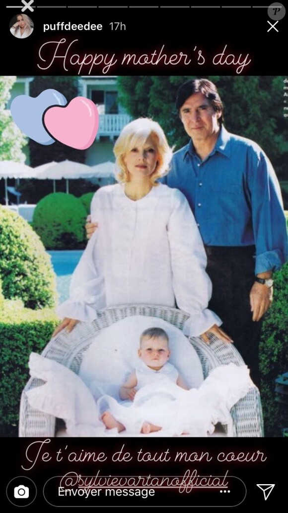 Darina Scotti livre une déclaration d'amour à sa mère Sylvie Vartan, le 13 mai 2018. (capture Instagram)