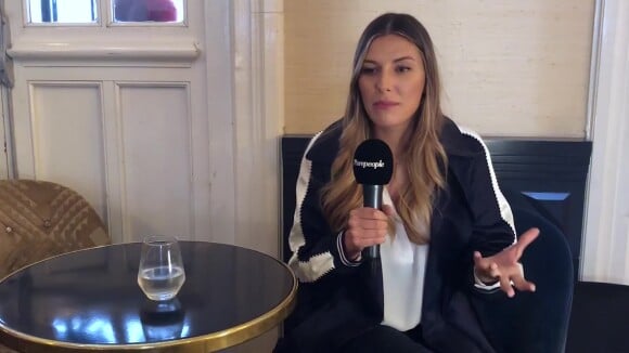 Camille Cerf en interview avec Purepeople.com à l'occasion de sa participation à The Island Célébrités (M6), mai 2018.