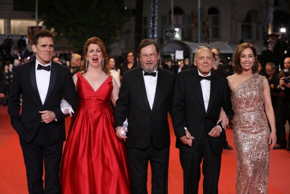 Matt Dillon (Habillé en Dior Homme), Siobhan Fallon Hogan, Lars von Trier (Habillé en Dior Homme), Bruno Ganz, Sofie Grabol - Montée des marches du film « The House That Jack Built » lors du 71ème Festival International du Film de Cannes. Le 14 mai 2018 © Borde-Jacovides-Moreau/Bestimage