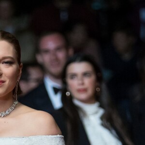 Léa Seydoux (robe Louis Vuitton) - Montée des marches du film " Under the Silver Lake " lors du 71ème Festival International du Film de Cannes. Le 15 mai 2018 © Giancarlo Gorassini / Bestimage