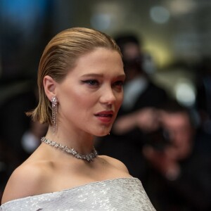 Léa Seydoux (robe Louis Vuitton) - Montée des marches du film " Under the Silver Lake " lors du 71ème Festival International du Film de Cannes. Le 15 mai 2018 © Giancarlo Gorassini / Bestimage